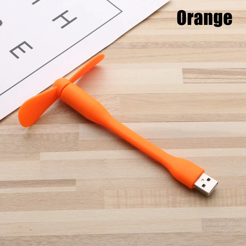 Mini USB Fan พัดลมพกพา ยืดหยุ่นได้ สำหรับ Power Bank แล็ปท็อป PC thumbnail 10