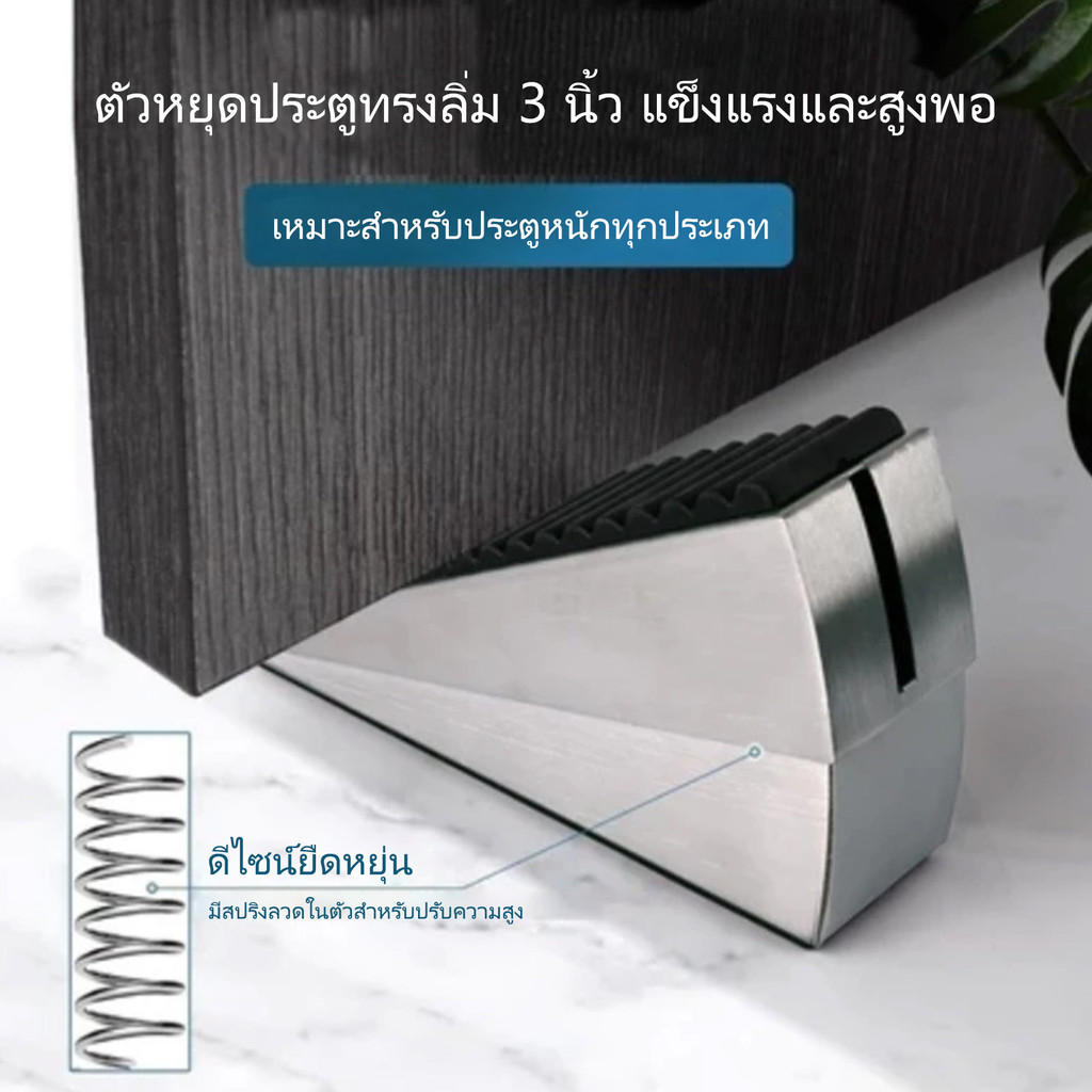 ปรับหนักประตูกันชนประตูขนาดใหญ่กว้างประตูลิ่มปลอดภัยชั้นประตูกันชนประตูป้องกันการชนกันโลหะกันชนประตู โลหะผสมสังกะสีเล็บฟรีประตูกันชน สปริงการดูดซึมไม่ลื่นหนัก ป้องกันกา