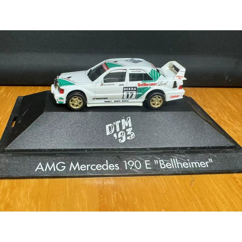 [กําพร้า] herpa 1/87 Mercedes-Benz Mercedes-Benz 190e bellheimer #17号 No การ์ดกล่องกระดาษ, กล่องนิทร