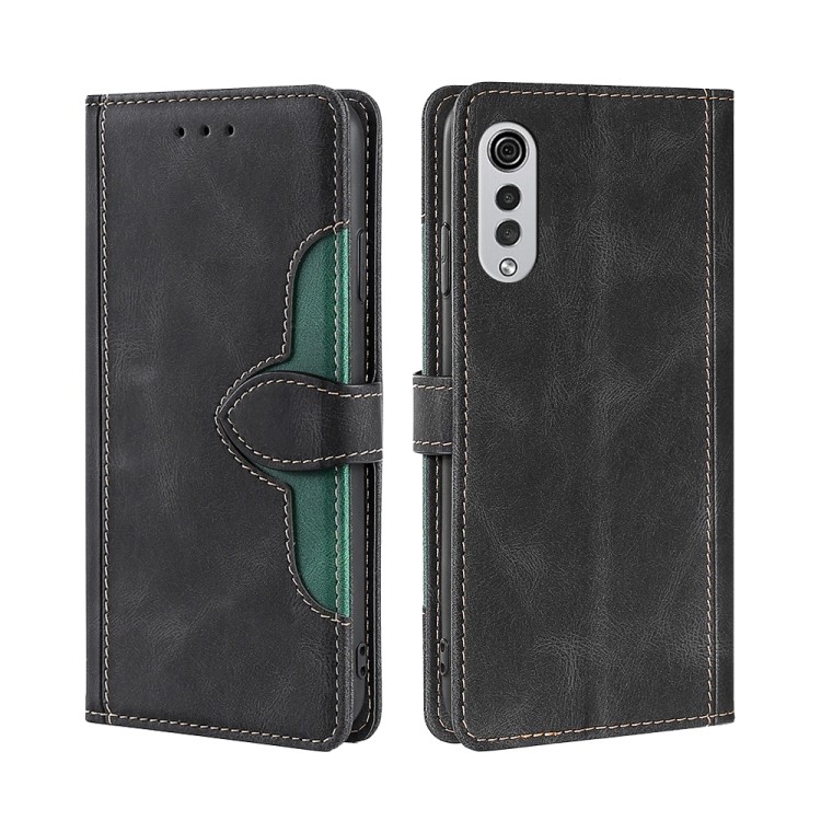 พร้อมส่ง สําหรับ LG Velvet Skin Feel Straw Hat Buckle Leather Phone Case