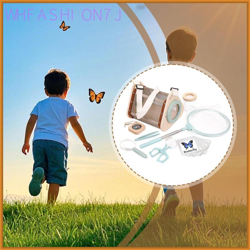 [whfashion7j] Explorer Kit Educational for Girls Boys Outdoor Adventure Discovery Set