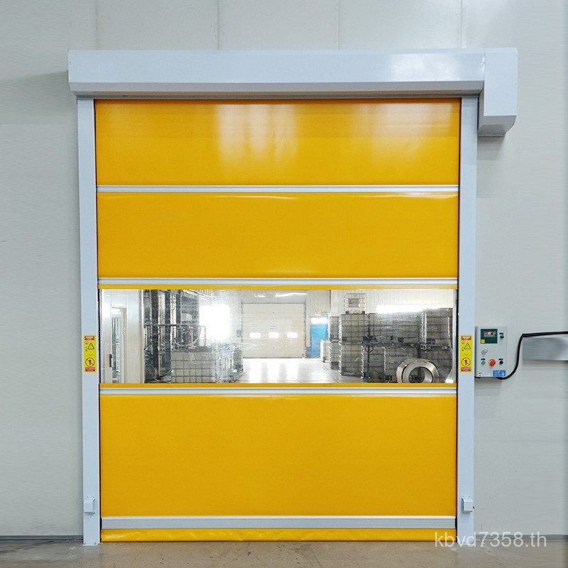 ประตูฝุ่น Fast Door Roller Curtain Door Curtain Protection pvc Workshop Sensor ประตูสมาร์ทกันฝุ่นอุณ
