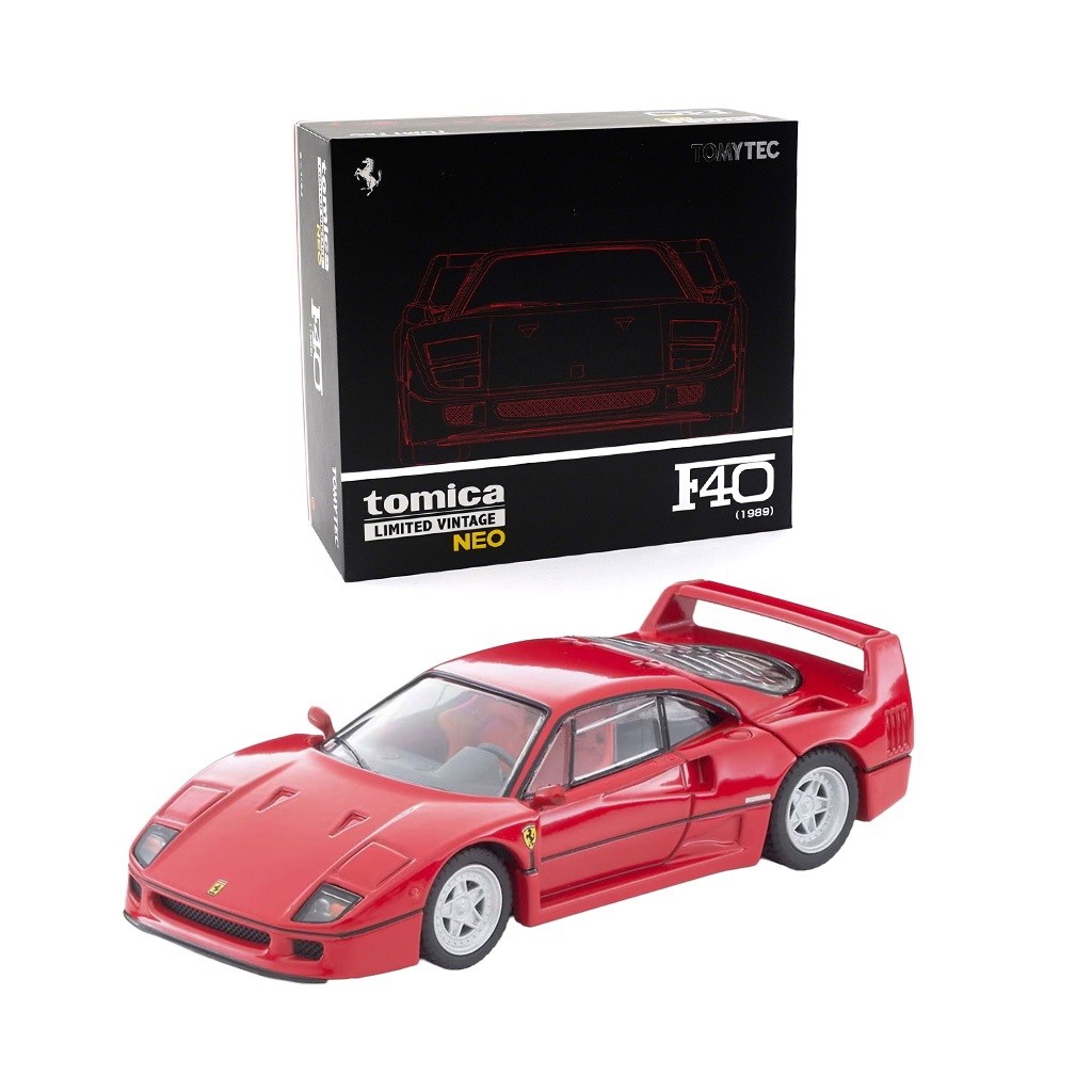 TOMYTEC TLVN 1/64 Ferrari F40 (1989) (สีแดง) 1/64 DIECAST MODEL
