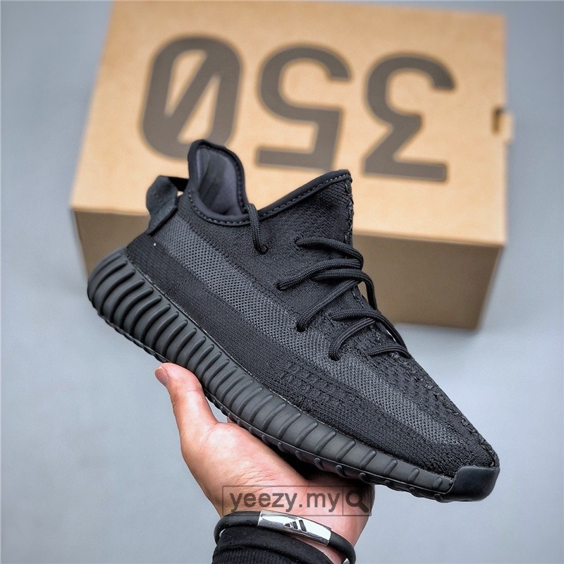 Rey Stock YZY B00ST 350-V2 HQ4540 Onyx ผู้ชายผู้หญิง Runnin soes ร่วม soe
