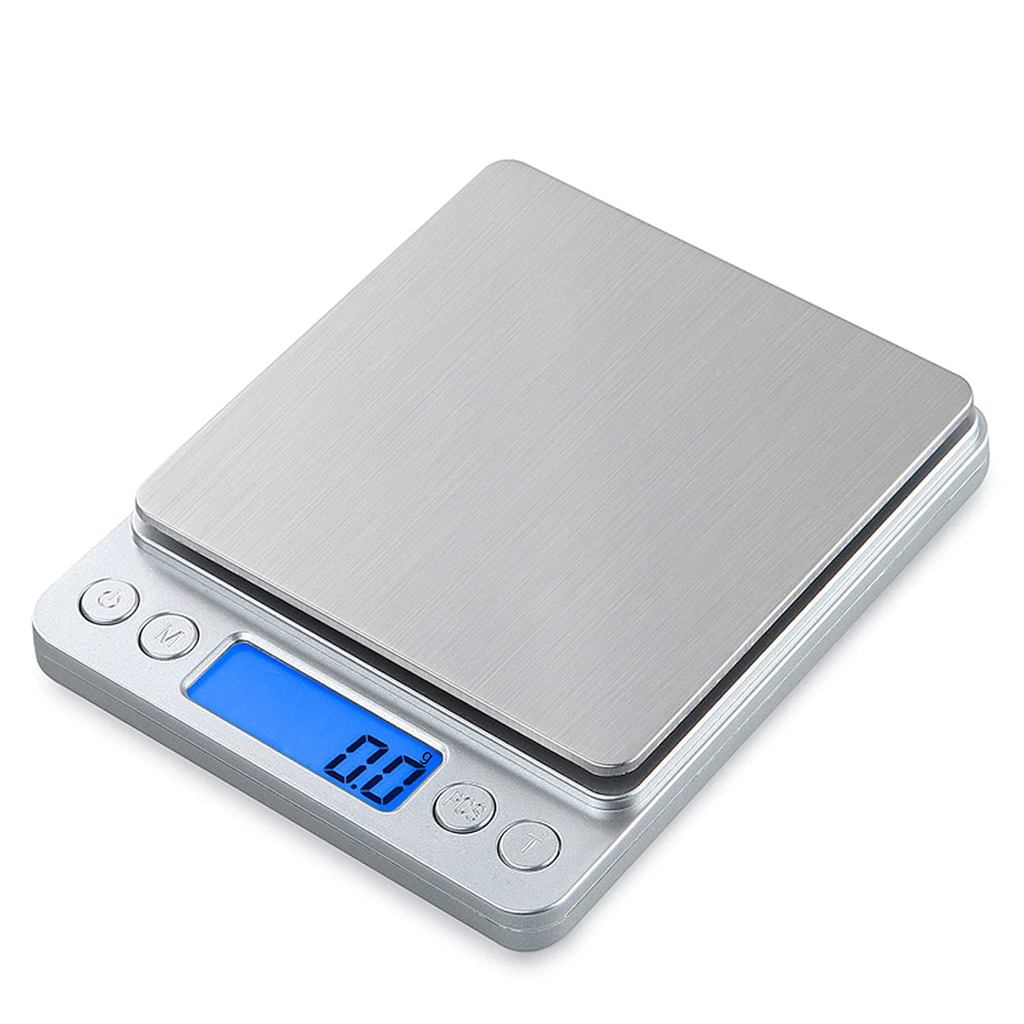 เครื่องชั่งดิจิตอลขนาดเล็ก,3kg/0.1g,6.6lb,เครื่องชั่งในครัว,เครื่องชั่งอาหาร,พร้อมจอแสดงผล LCD ย้อนแ