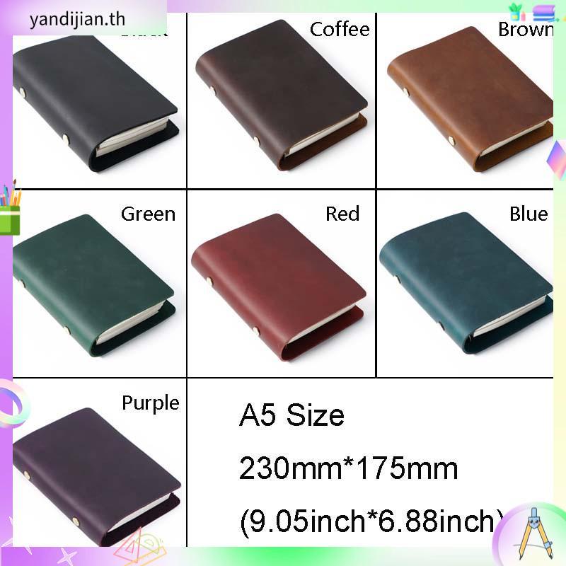 Blala A5 A6 A7 Binder Notebook พร้อมกระเป๋าการ์ดสําหรับ Travel Journal Notepad