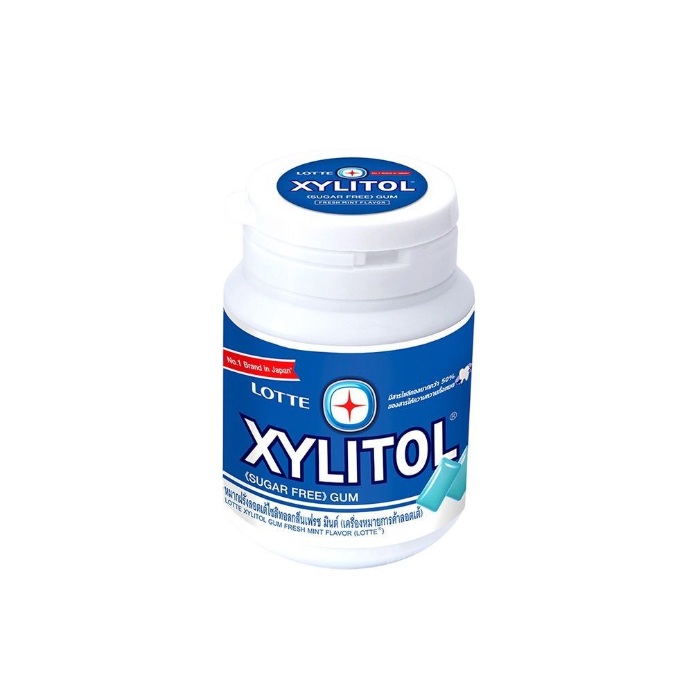 [สินค้าส่งด่วน] ลอตเต้ ไซลิทอลหมากฝรั่ง ไลม์มินต์ 52.2ก. LOTTE XYLITAL LIME MINT 52.2 G.