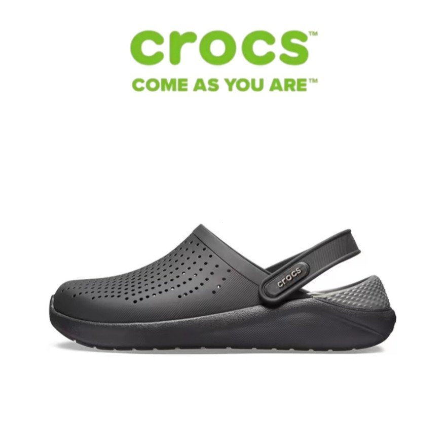 CROCS Original Crocsfrocs Literide 360 clog รองเท้าแตะกลางแจ้ง Unisex สีเทา 204592-0DD