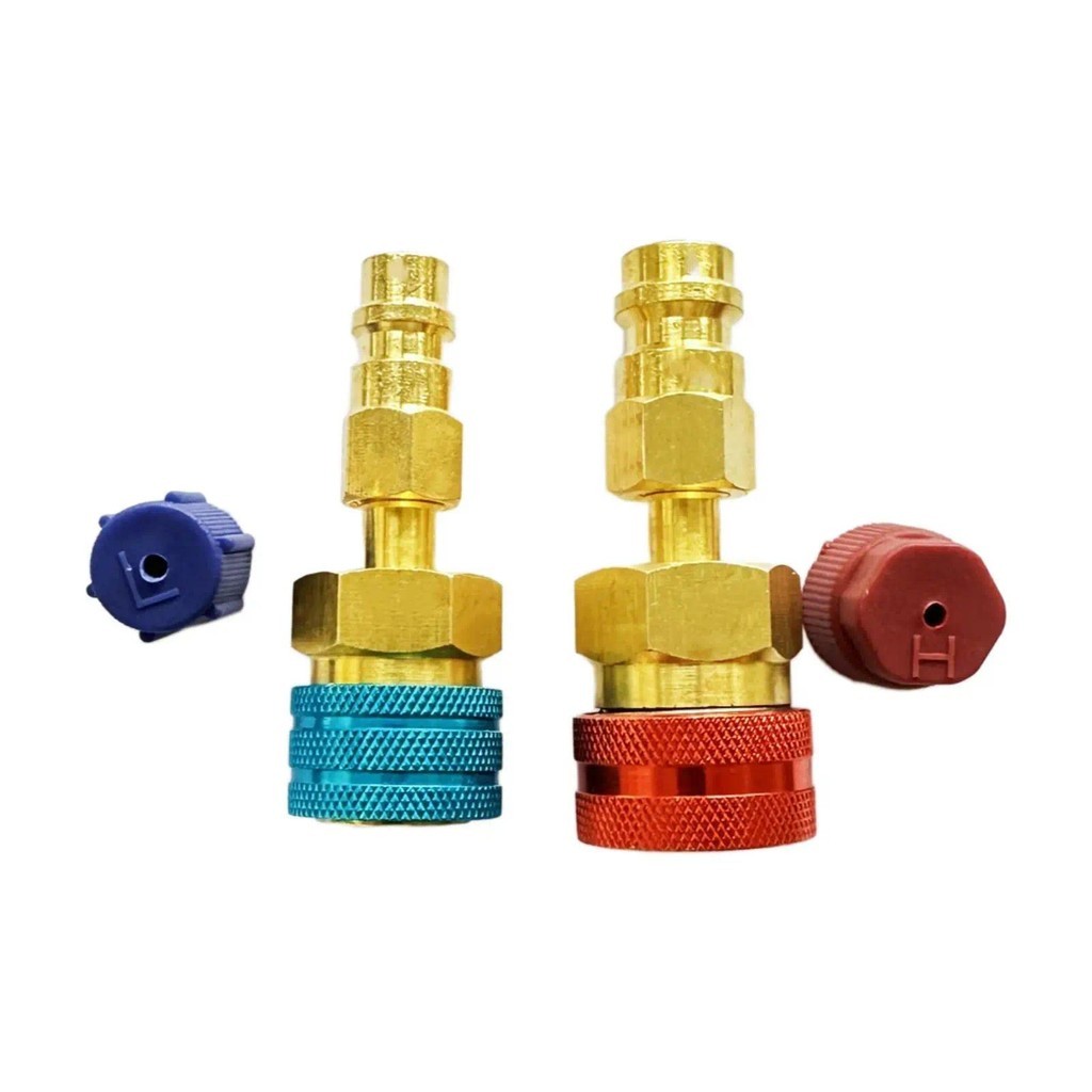 R1234yf Quick Couplers R1234yf ระบบแอร์รถยนต์ อุปกรณ์ชาร์จ R1234yf ถึง R134A แปลง