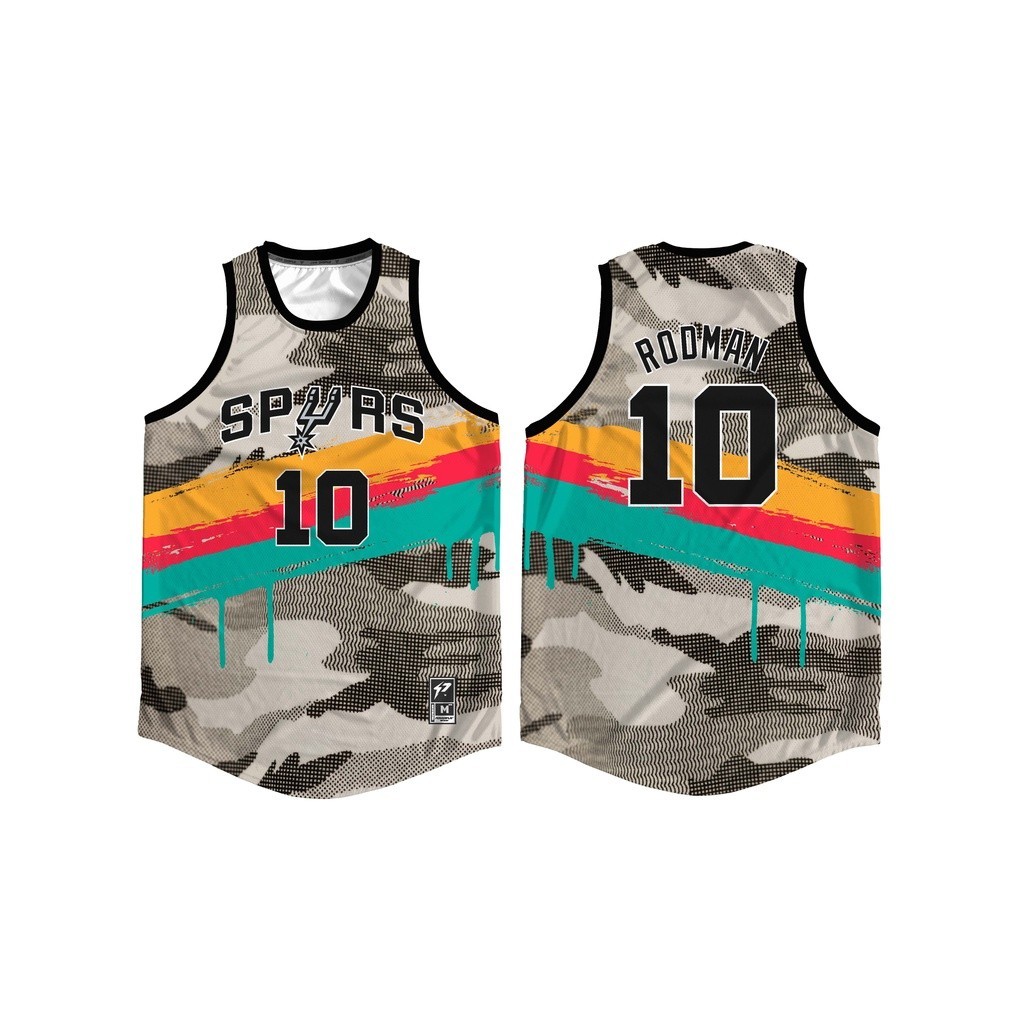 Powerplay Lifestyle - เสื้อ Spurs Rodman Full Sublimation