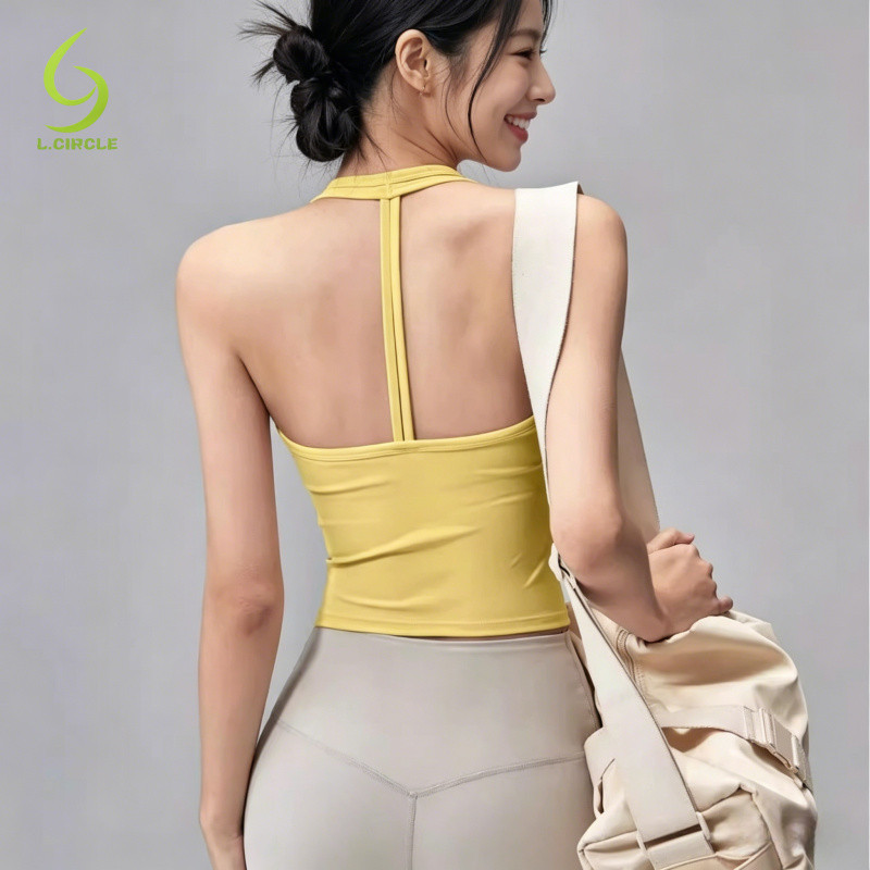 L.CIRCLE Yoga Sport Bra เซ็กซี่ หลังสวย