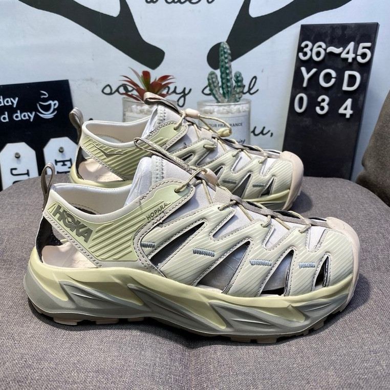 Hoka Hopara 1 Men Women รองเท้าแตะชายหาด กันลื่น ระบายอากาศได้ดี BIKX