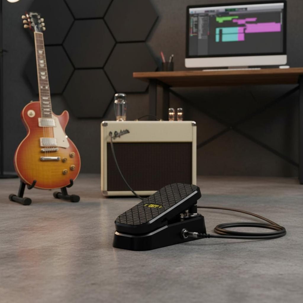No แหล่งจ่ายไฟ Needed Volume Modulation Pedal Silent Operation Guitar Volume Control Pedal Anti-Slip