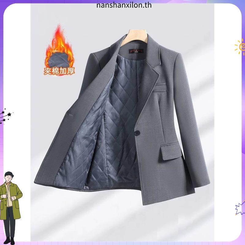 blazer blazer ผู้หญิง เสื้อสไตล์ใหม่สำหรับนักศึกษาวิทยาลัย มืออาชีพในการสวมใส่อย่างเป็นทางการแต่ยังค
