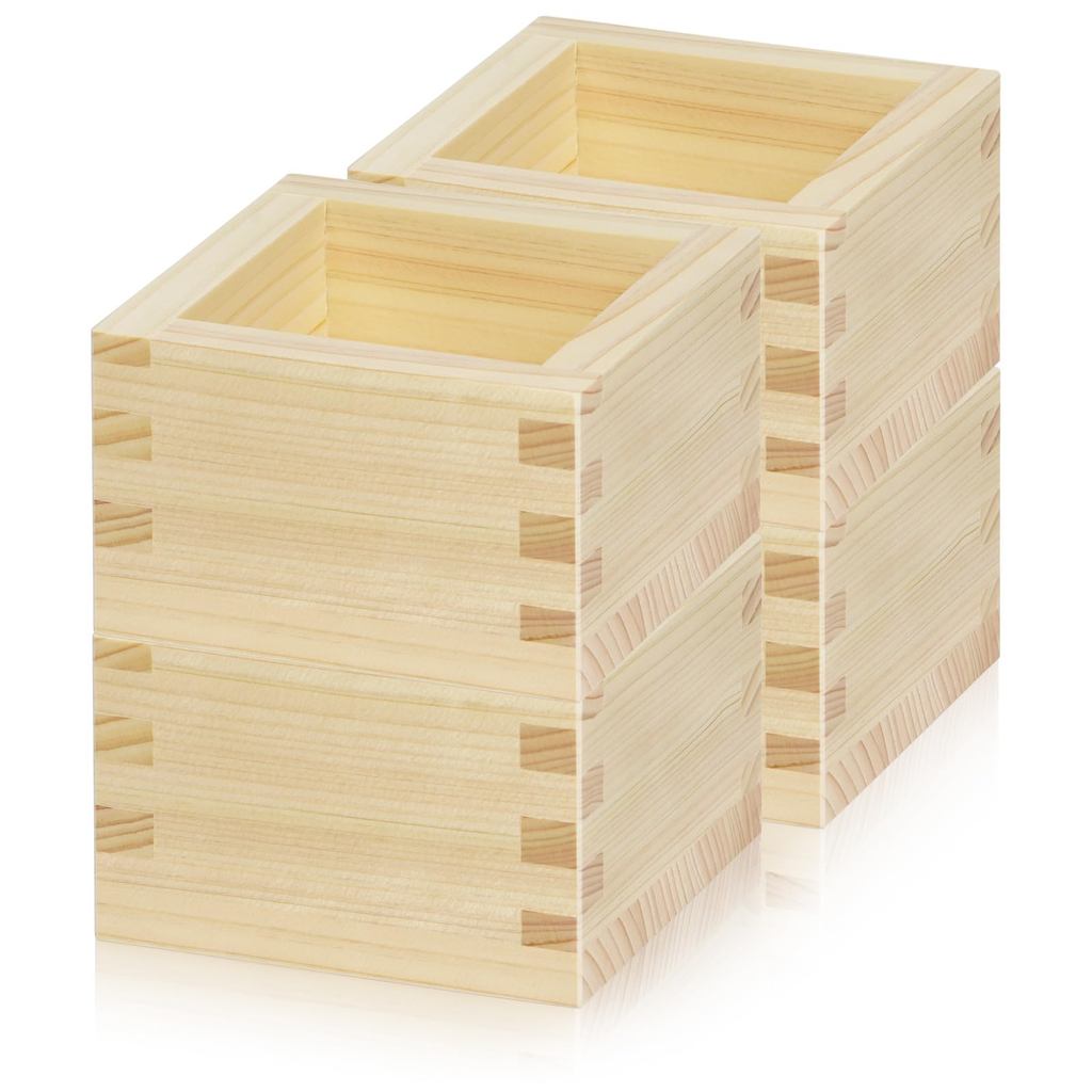 Morikuru (Morikuru) 1-go Masu (Japanese measuring cup) - Made in Japan - Uses Tono Hinoki brand wood