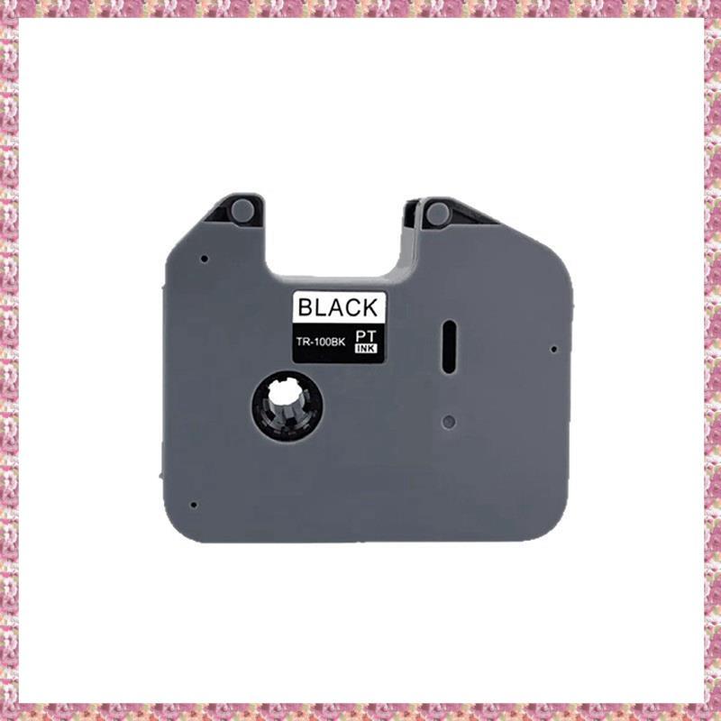 [VCPR] 1 ชิ้น TR-100BK ริบบิ้นสําหรับเครื่องพิมพ์ริบบิ้น PT-E800TK 800T PT-850TKW