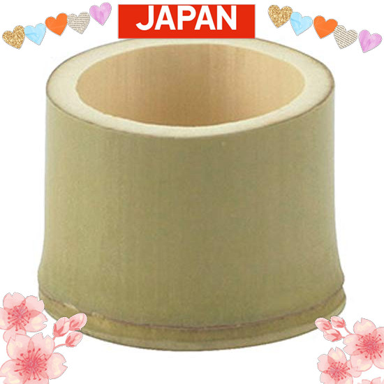 Direct from Japan Tidorisangyou Tube Natural 6X6Xh4.5cm Bamboo tube 90-10