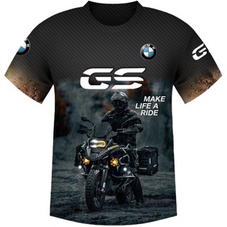 เสื้อยืดผู้ชาย 3D พิมพ์ BMW Lone Rider Design Dri-Fit เหมาะสำหรับสวมใส่ในวันสบายๆ S-5XL