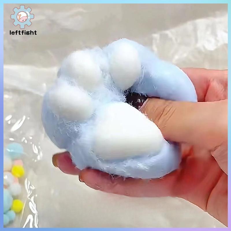 ซ้าย Handmade Floing Cats Paw ความเครียดบรรเทา Squishy ของเล่น Mochi ช้า Rebound ใหม่ Fidget ของเล่นของขวัญวันเกิด GHT
