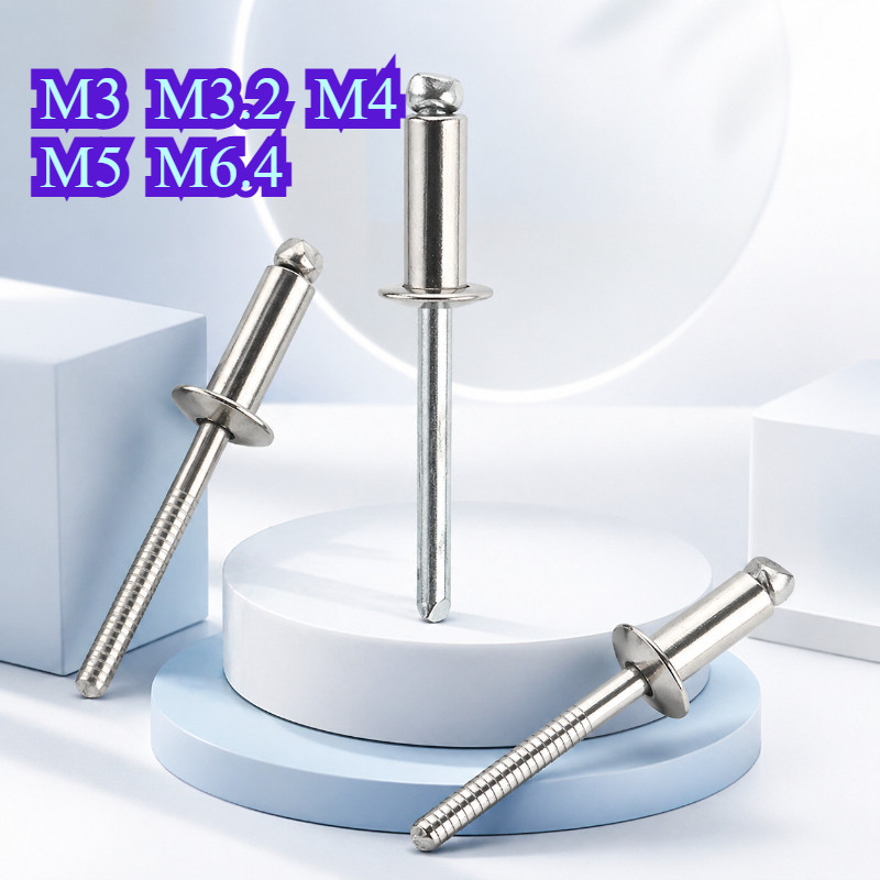 หมุดตาบอดสแตนเลส 304 หมุดเปิด M3/M3.2/M4/M5/M6.4WY