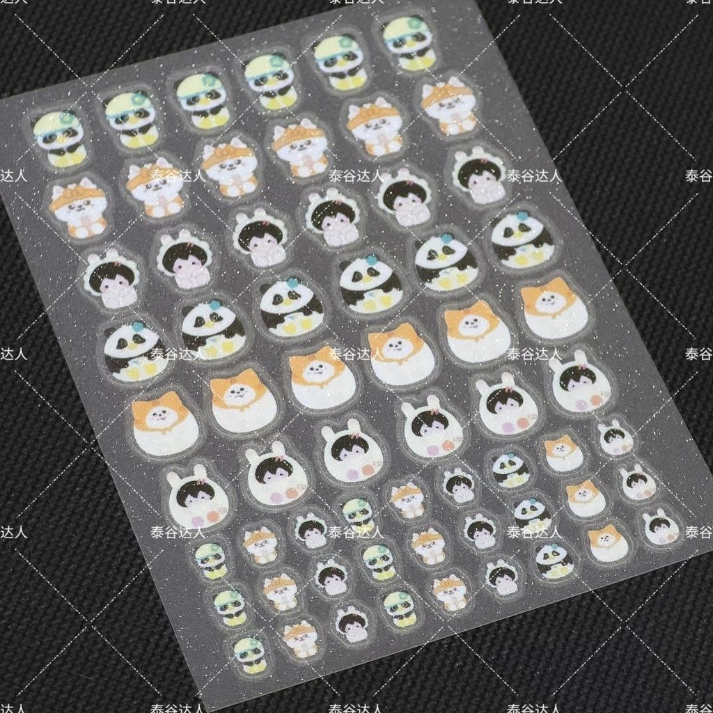 เวลาจํากัด สติ๊กเกอร์สามบาท 2.0 Milk Love Candy Shadow Mibon Lens Stickers สติ๊กเกอร์แต่งเล็บ ใหม่เอ