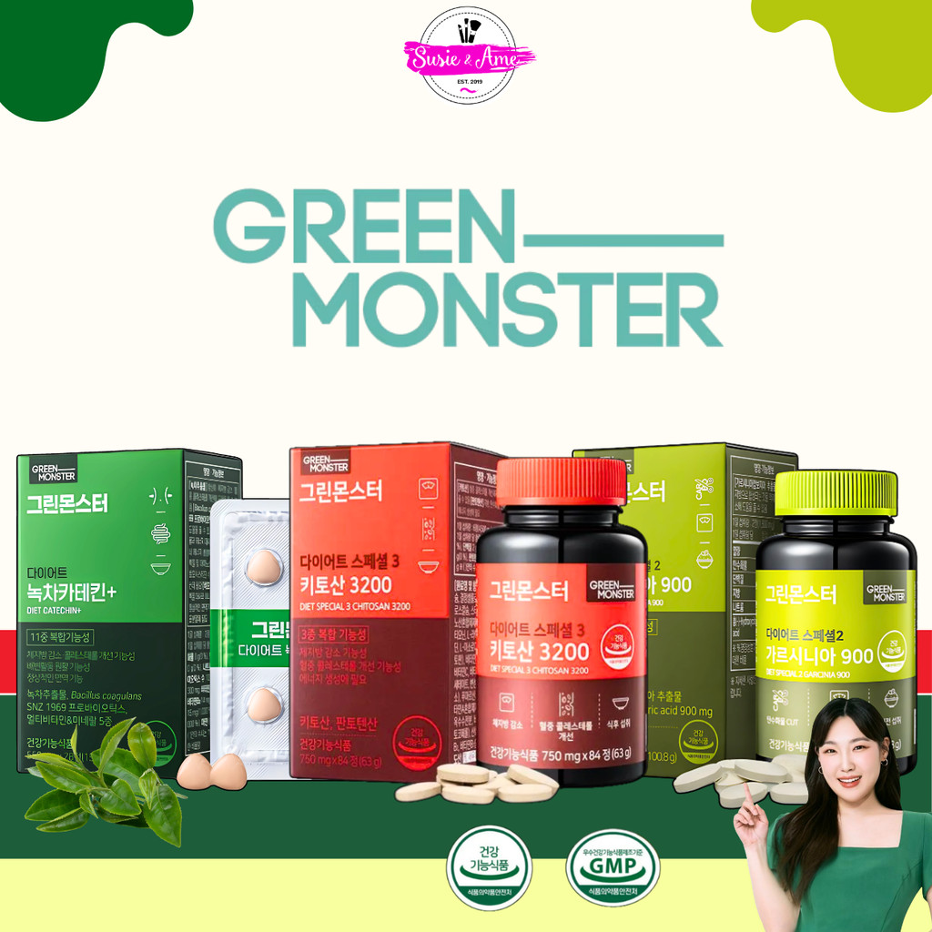 Green Monster Green Tea Catechin+ สูตรใหม่ /Green Monster Diet Special2 Garcinia