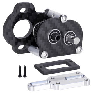 Performance คาร์บอนไฟเบอร์ Portal Transmission Tiny Gearbox สําหรับ 1/10 LCG แชสซี Comp Builds Rigs ซ้ายและขวามอเตอร์อัพเกรด