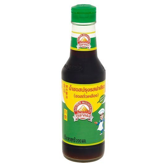 [สินค้าส่งด่วน] ภูเขาทองซอสปรุงรส ฝาเขียว15% 200ซีซี. GOLDEN MT. SEASONING SAUCE 15% 200 CC