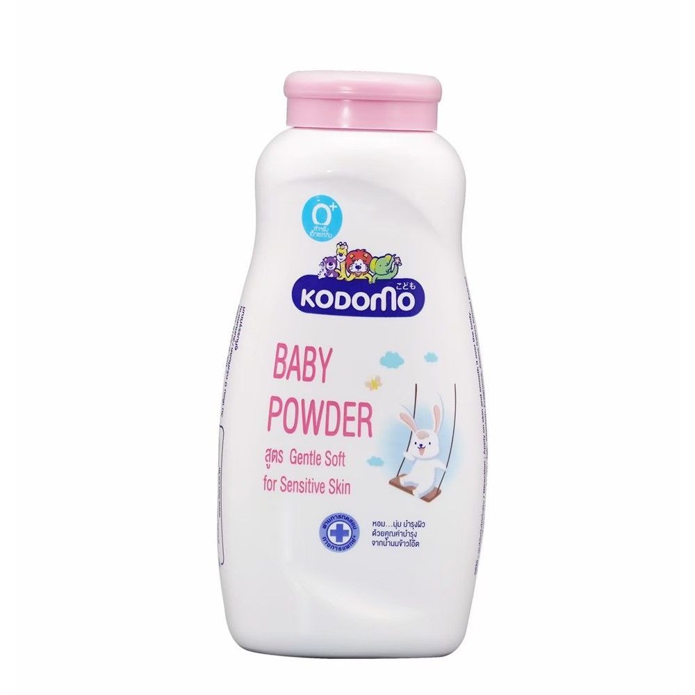 [สินค้าส่งด่วน] โคโดโมแป้ง เจนเทิลซอฟท์ ชมพู 160ก. KODOMO POWDER GENTLE SOFT PINK 160 G.