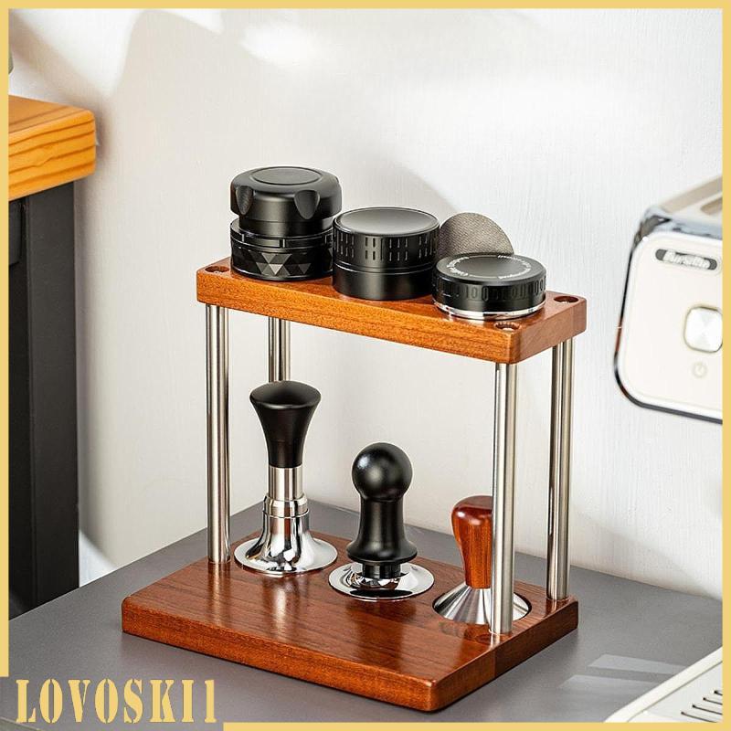 [Lovoski1] Espresso Tamper Station Nonslip Espresso Machine อุปกรณ์เสริม 51mm-58mm Espresso Tamper M