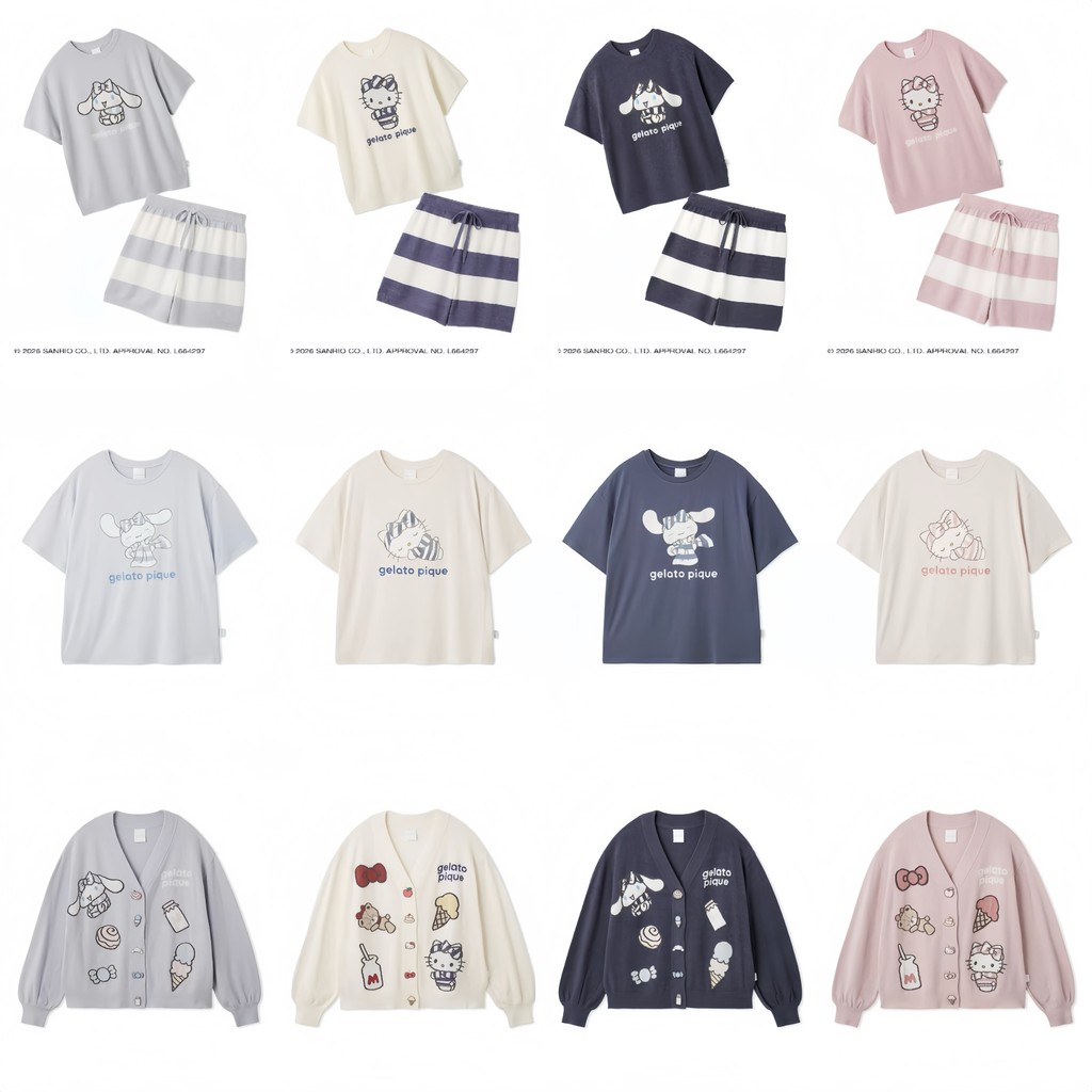 [Cola Bear Dad] Japan Sanrio gelato pique Co-Branded Limited สินค้าในครัวเรือน