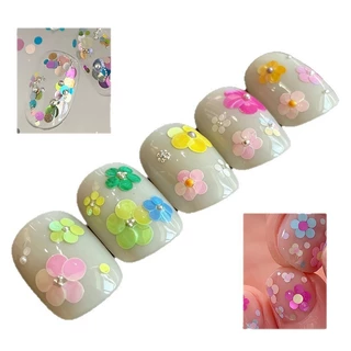 12 กริดชนิดบรรจุกล่อง Cross-Border แต่งเล็บ Sequined เครื่องประดับ Macaron Symphony เลเซอร์เล็บ diy Patchwork ตกแต่งเล็บ