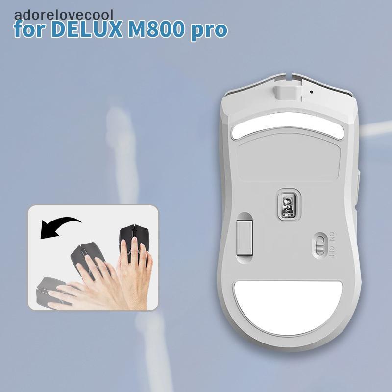 ADTH เมาส์เท้า Stier สําหรับ DELUX M800 Pro เมาส์สําหรับเล่นเกมลื่น Pad E-Sport Gamer อุปกรณ์เสริม M