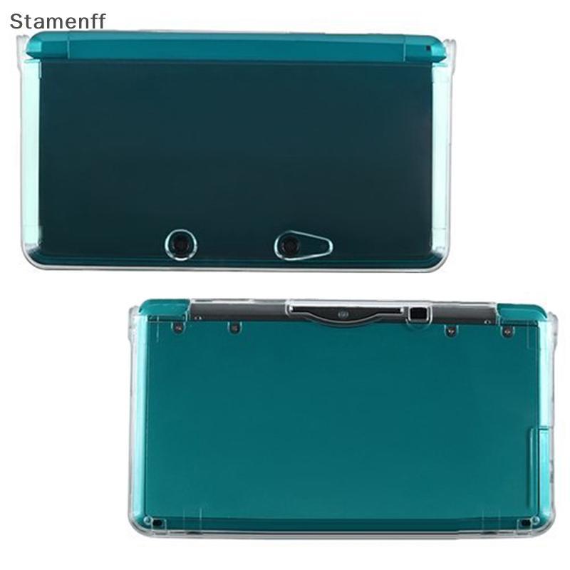 Clear Split Shell โปร่งใสป้องกันกรณีฟิล์มหน้าจอ LCD ป้องกันหน้าจอสําหรับ 2DS 3DS 3DSLL ใหม่ 3DSLL ให