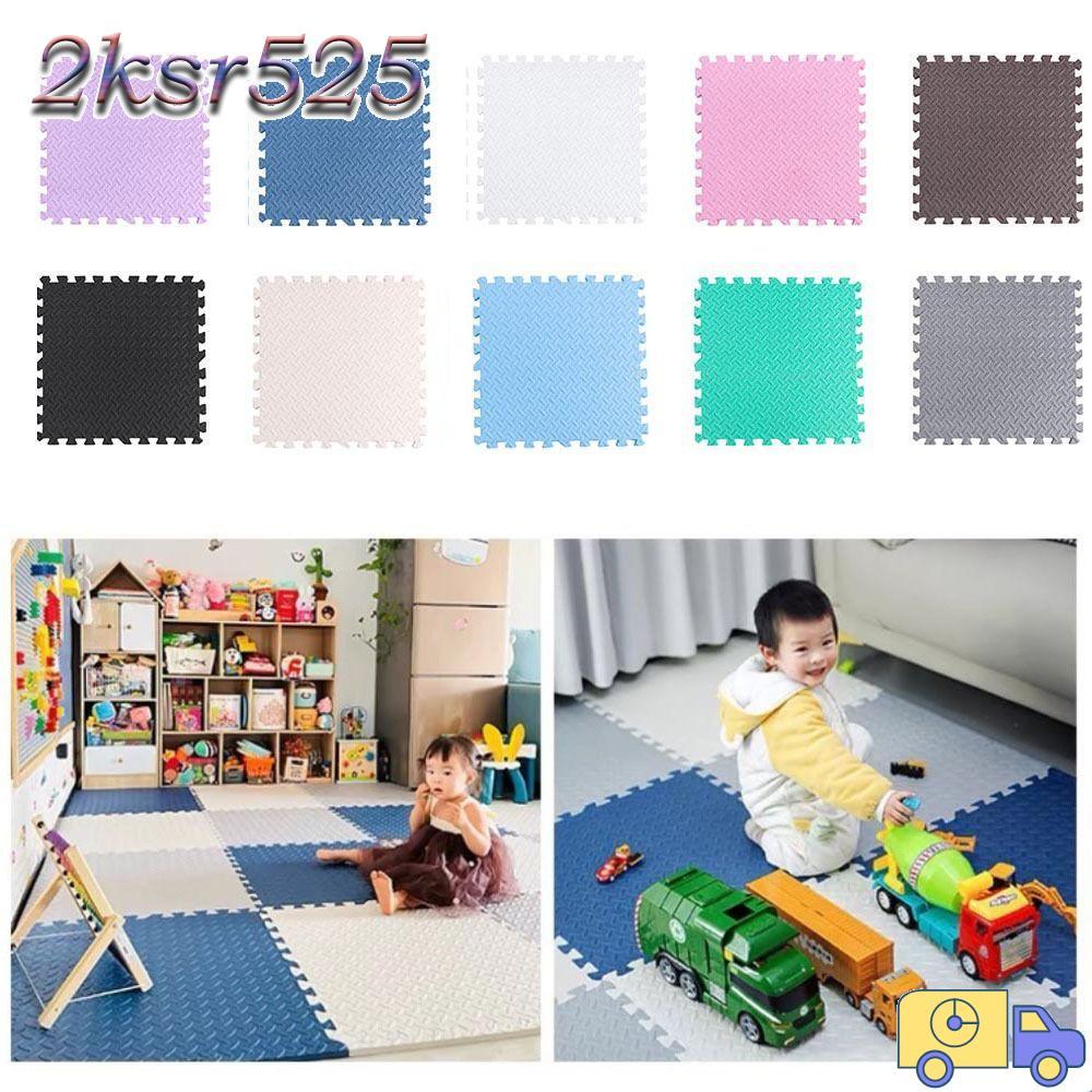 2KSR525 Baby Puzzle Floor, โฟม EVA พรมเด็ก, โยคะลื่น Splicing Mats ลื่น Bebe ที่นอนนวดผ้าห่มเด็ก