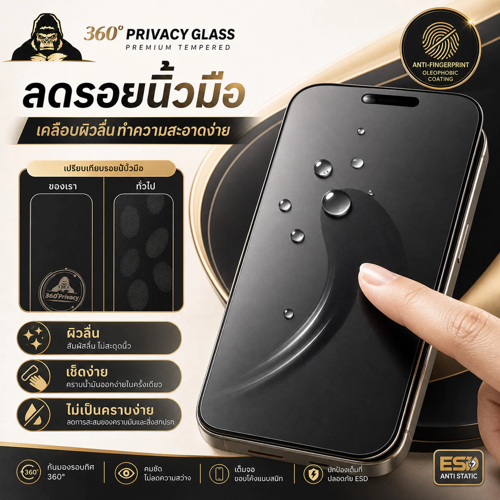 ฟิล์มกระจก กันมอง360องศา KINGKONG สำหรับiPhone11 xmax 7plus IPXS XR 13 16promax 15pro 14promax 15plus 13pro 12promax 12 thumbnail 7