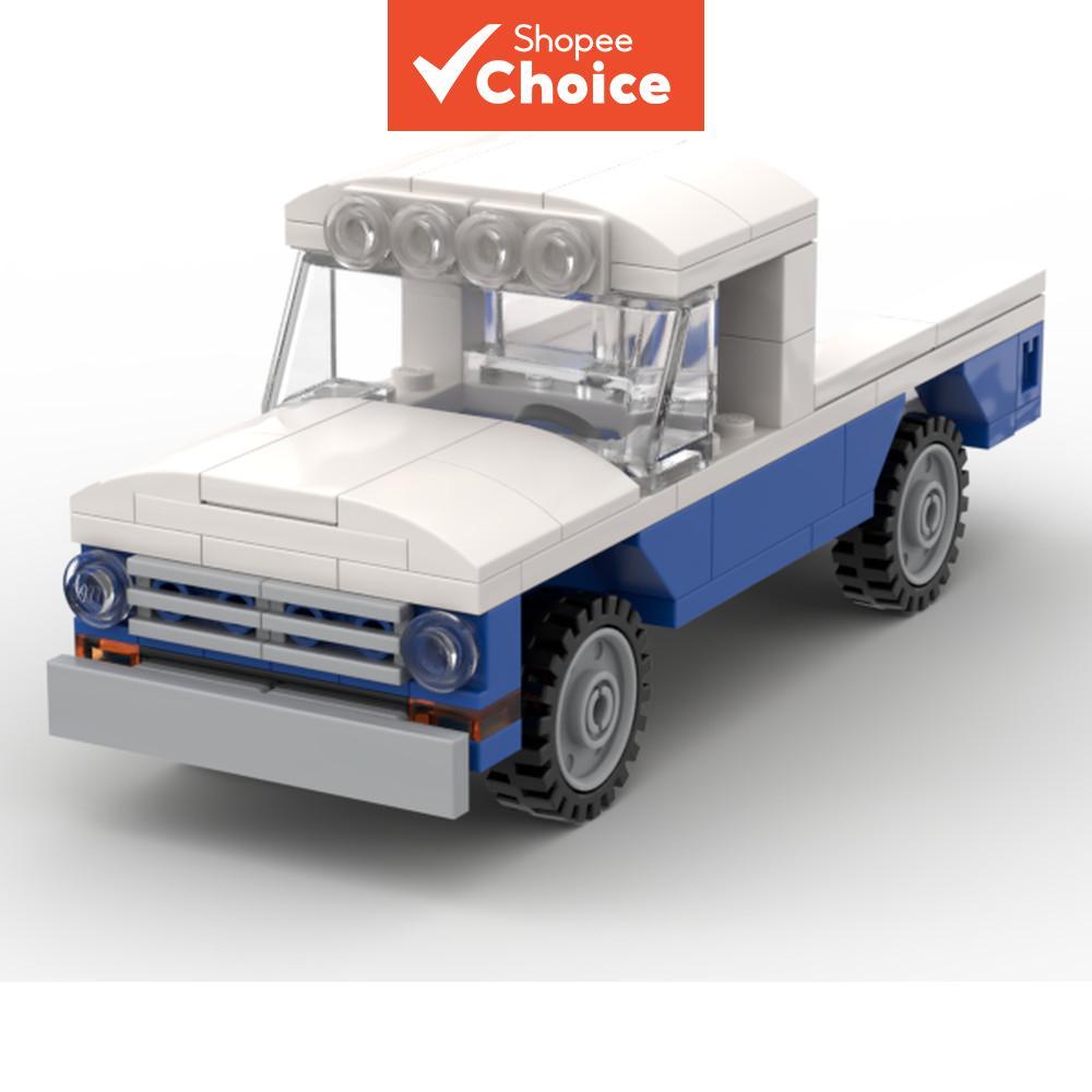 1972 F-250 รถ Building Blocks ของเล่นเด็ก 107PCS อิฐ DIY ของขวัญรถ MOC-239737