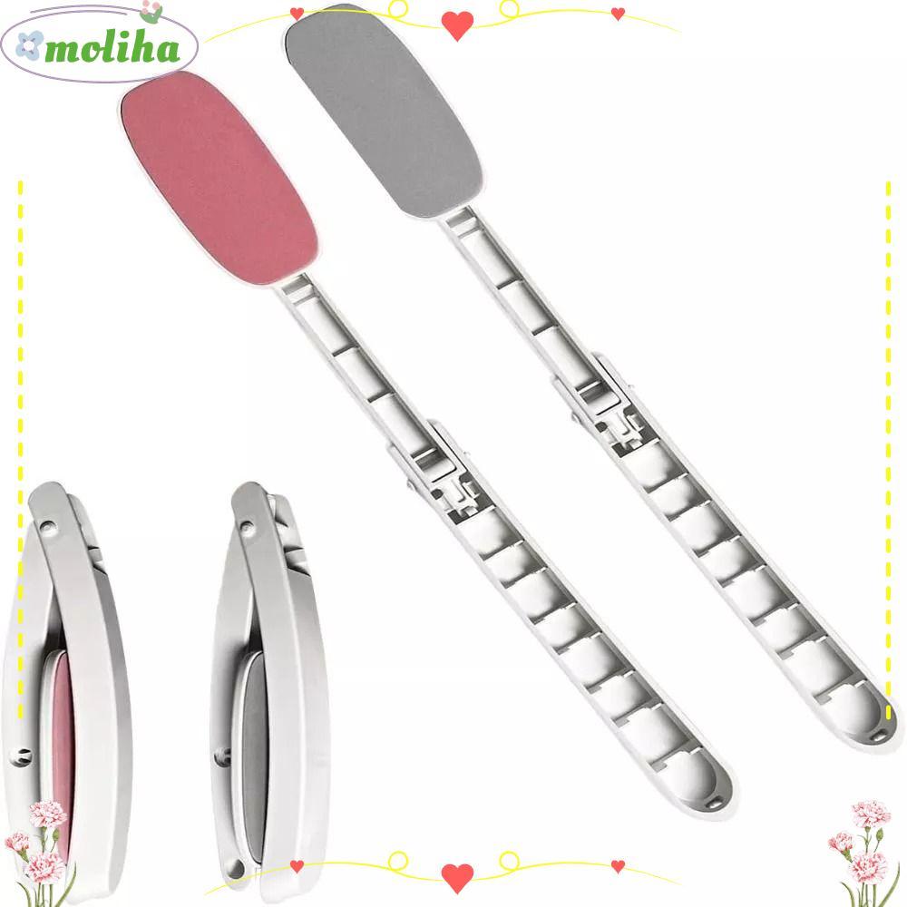 MOLIHA Backs Lotion Applicator, Back Self-Tning ครีมกันแดดแบบใช้ซ้ําได้ Ointment Applicator, แบบพกพาพับได้ยาวโค้ง Handle กลับครีม Aid Men & Women