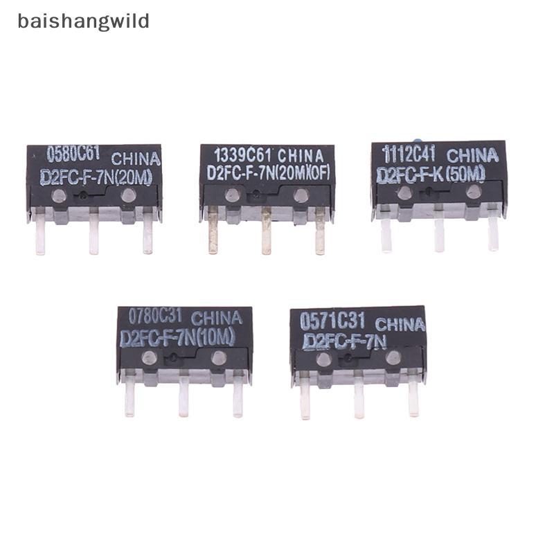 Bwth 2 ชิ้นเมาส์ไมโครสวิตช์ D2FC-F-7N 10M 20M ของ D2FC-F-K(50M) -RZ D2F D2F-01 D2F-L D2F-7F-F-F-F