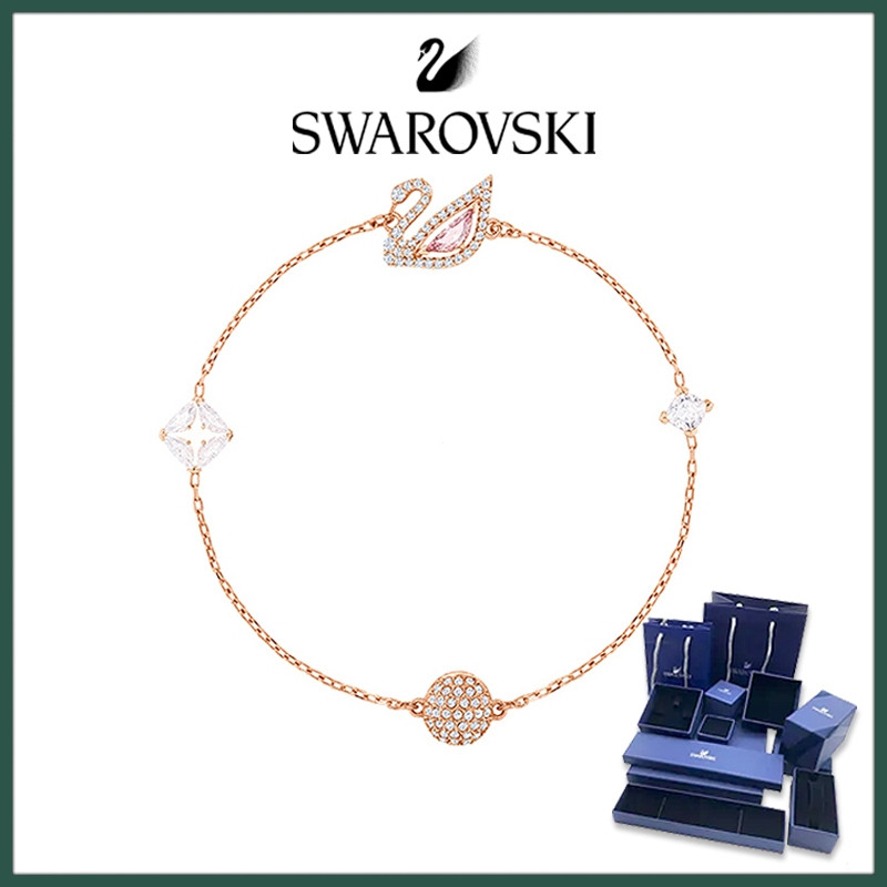 Swarovski DAZZLING SWAN สร้อยข้อมือหญิงสร้อยข้อมือ SWAN Niche ยุโรปอเมริกันคริสตัลของขวัญ Z7OG