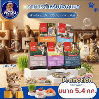 Orijen อาหารแมวทุกสายพันธุ์ ขนาด 4.5-5.4 กิโลกรัม{อาหารแมวเม็ด}