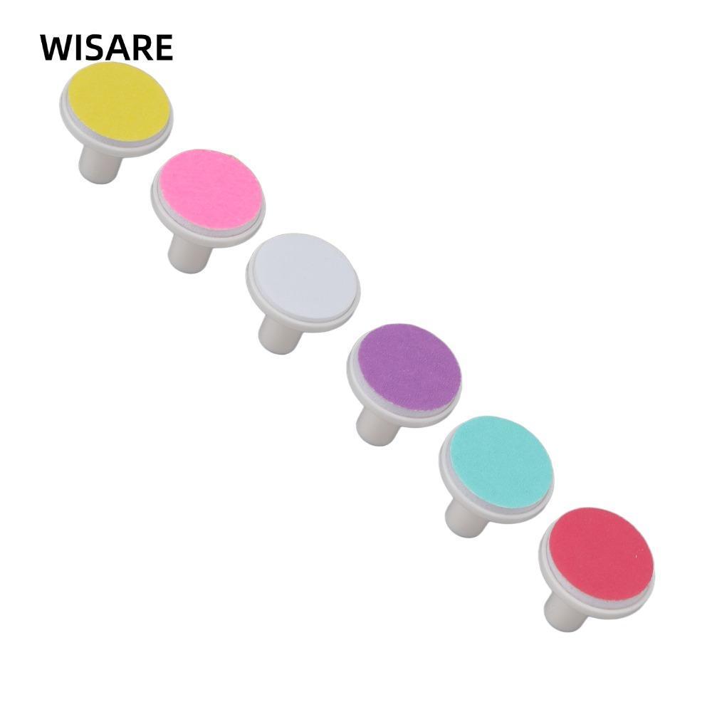 WISARE 6PCS Baby Nail Trimmer แผ่นทดแทน, Universal Electric Nail File หัวเจียร, Professional Compati