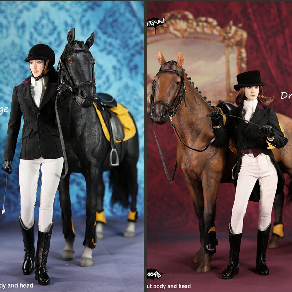 [Collection Boutique] Ready Stock MR.Z MULTIFUN 1/6 Dress Dance Step MF004 ชุดขี่ม้าหญิงพร้อมชุดม้า 