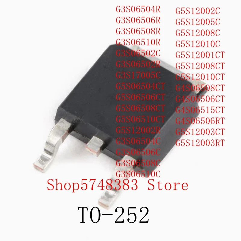 5PCS G3S065504R G3S06506R G3S065508R G3S06510R G3S06502C G3S06502R G5S06C G5S06506CT ทรานซิสเตอร์ G5