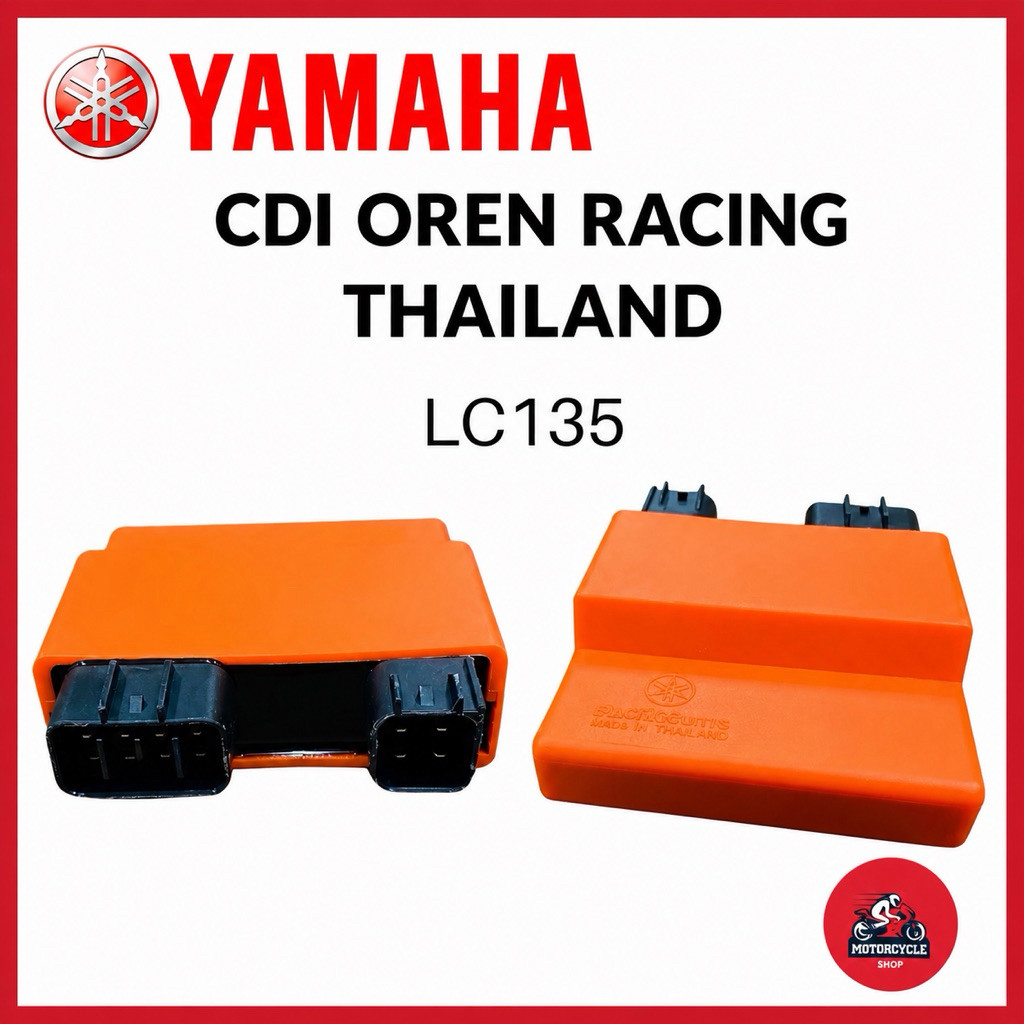 CDI RACING YAMAHA LC135 V1 - V7 135LC LC 135 ORANGE ORN THAI NO CUT OFF