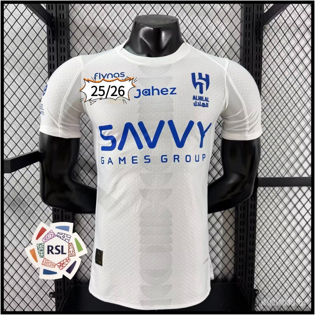Player Edition S-2XL ,25/26 Al Hilal SFC Away Player Edition jersey # ดาร์วิน
