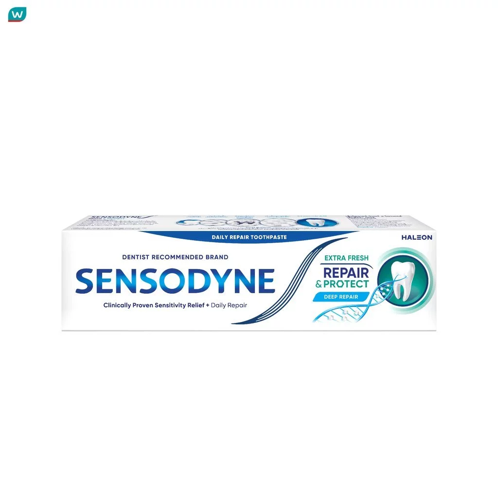Sensodyne เซ็นโซดายน์ ยาสีฟัน รีแพร์ แอนด์ โพรเทคท์ เอ็กซ์ตร้า เฟรช 100 กรัม