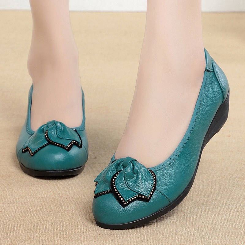 DE9 Kasut Perempuan รองเท้าส้นแบนผู้หญิง Soft Soled Comfort Flats รองเท้าแฟชั่นทํางาน