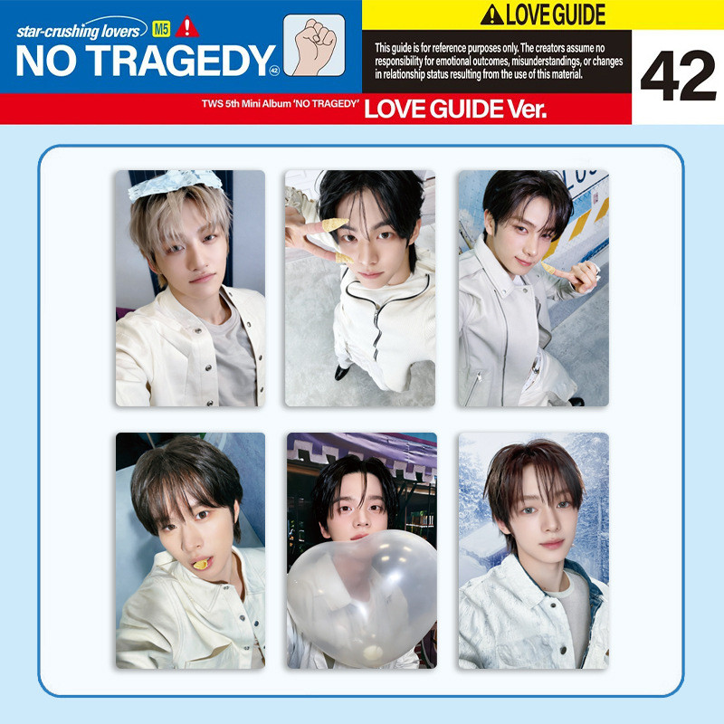 การ์ดอัลบั้ม KPOP TWS "NO TRAGEDY" การ์ด POB