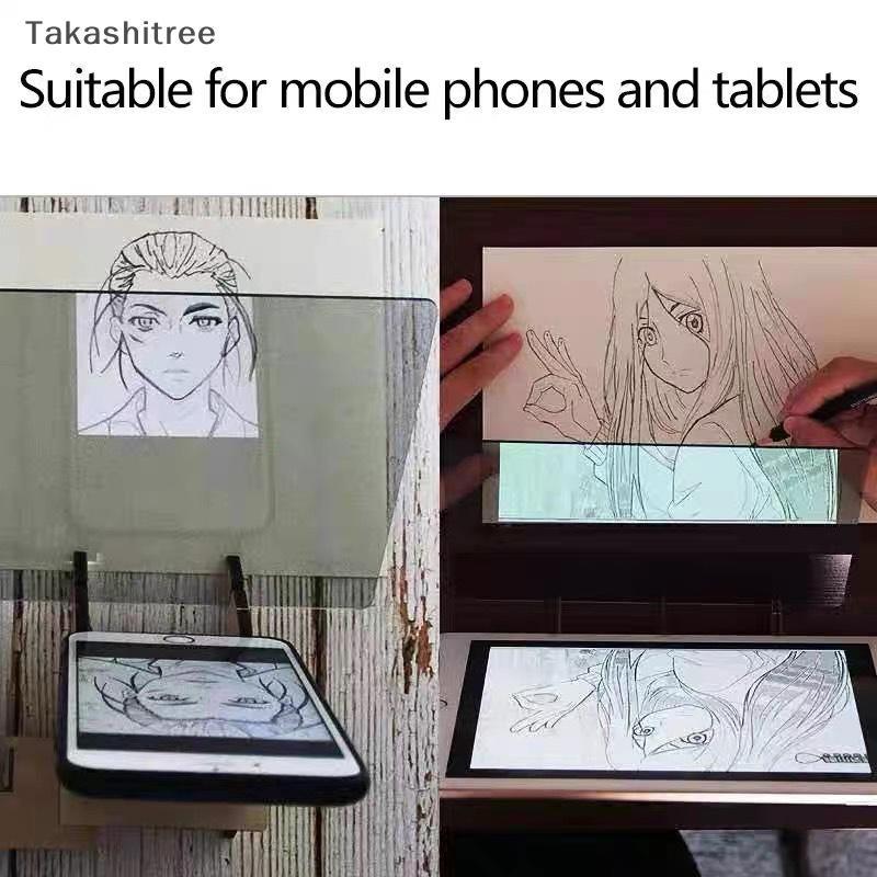 (Takashitree) Optical Clear Drawing Board, Portable Optical Tracing Board Image Draw Board Tracing D